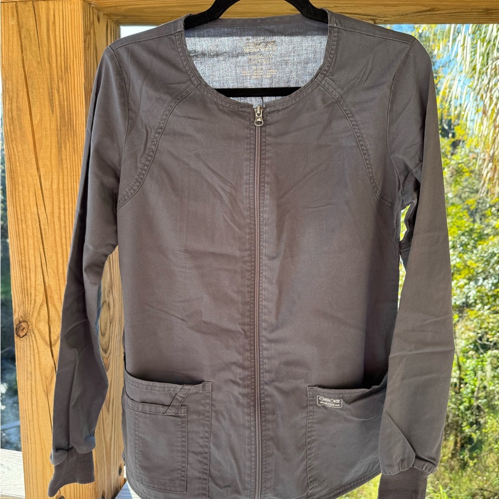 Women's Utility Jacket in Charcoal Gray